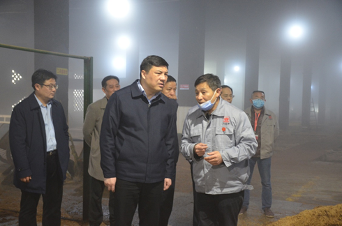 宜春市委常委、常務(wù)副市長(zhǎng)蔡清平蒞臨我司視察調(diào)研